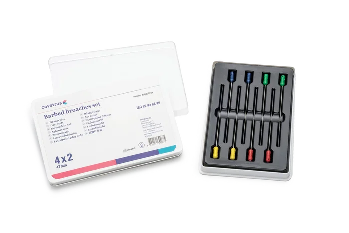 Covetrus Set de 8 aiguilles pour nerfs 47 mm ISO 2-3-4-5 avec manches Covetrus Set de 8 aiguilles pour nerfs 47 mm ISO 2-3-4-5 avec manches